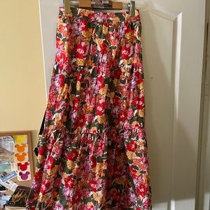 Joe Fresh Floral Maxi skirt- size small